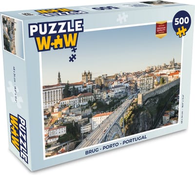 Puzzel Brug - Porto - Portugal - Legpuzzel - Puzzel 500 stukjes