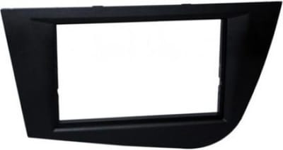 2-DIN frame ECO Seat Leon 05> zwart