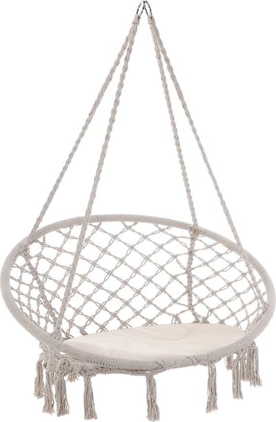 Detex Hangstoel Rond - Crème Ø61cm