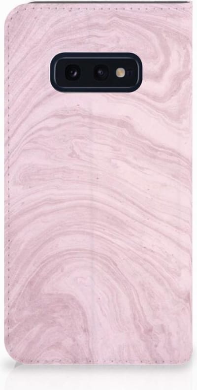 Samsung Galaxy S10e Standcase Marble Pink - Origineel Cadeau Vriendin