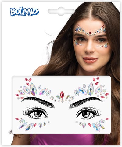 Boland - Gezichtsjuwelen Olivia - Kinderen en volwassenen - Glitter and Glamour -