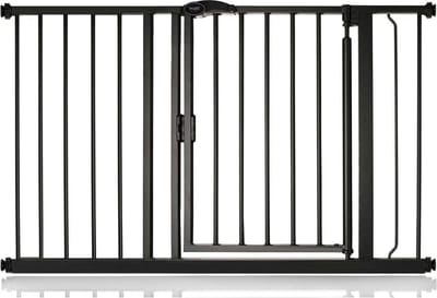 Safetots Self Closing Klemhek, Traphekje, 118,2cm - 125,2cm, Mat Zwart