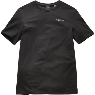 G-Star Raw Slim Base R T S\s Polo's & T-shirts Heren - Polo shirt - Zwart - Maat S