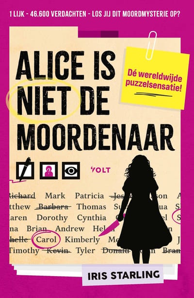 Alice is niet de moordenaar Educatieve boeken (spelletjes en raadsels)