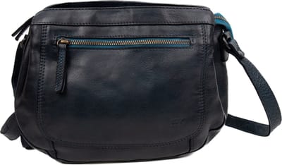 Bear Design Miley Crossbodytas Kleine Dames - Leer - Blauw