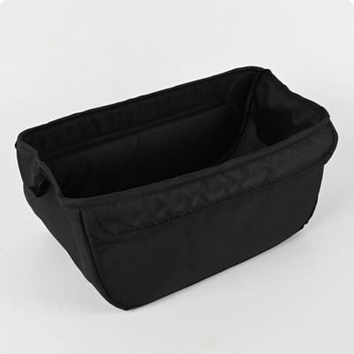 Fietsmand - Opbergmand - Veilig Vervoer - Vergrendelbaar Deksel - 30x23x21.5cm - Zwart