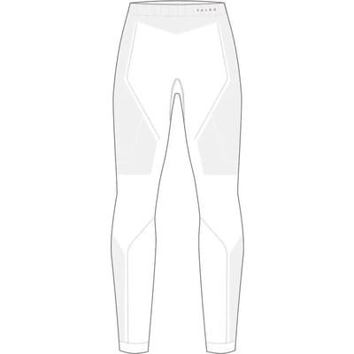 FALKE Warm Long Tights sneldrogend functioneel lang functioneel ondergoed dames wit - maat XS