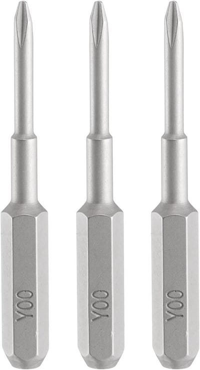 SnelShoppen - 3 Stuks Y00 Schroefbits Tri-Wings 5/32 Inch Hex Socket 35mm Magnetisch Y-Vormige Bits van S2 Staal voor Hout en Metaal