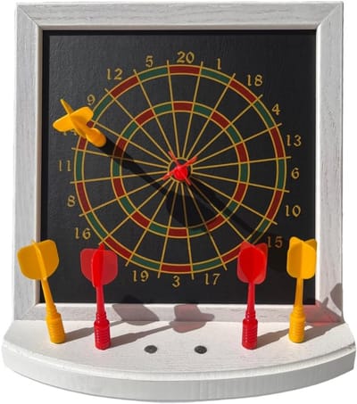 Magnetisch Dartbord Dubbelzijdig met 6 Darts - Veilig Speelgoed voor Jong en Oud