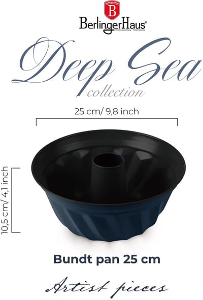 Berlinger Haus - Tulband - Ø25 - Deep Sea Mat blauw