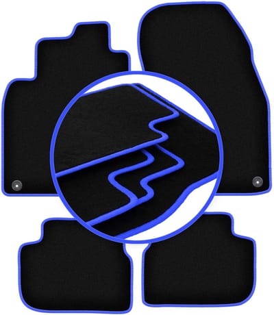 CARLUX-BLUE automatten voor: Saab 9-3 II cabriolet (2002-2014)