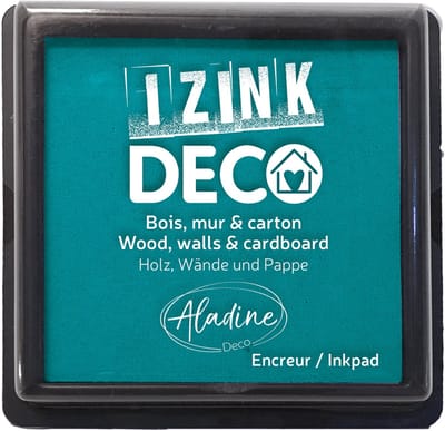 Aladine inktkussen zeeblauw XL voor creatieve decoratie projecten.