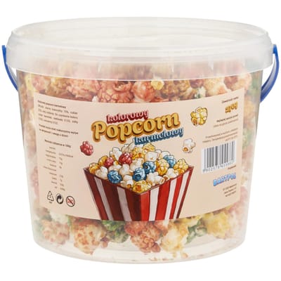 Bartpol Popcorn - Karamelsmaak - Kleurrijk - 270g - Handgemaakt