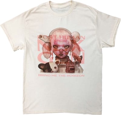 Bring Me The Horizon - Imprint Nex Gen Heren T-shirt - M - Creme