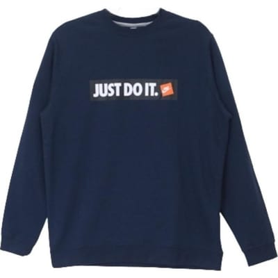 Nike American Vintage Logo Outdoor Casual Sport Crew Neck Pullover Lange Mouwen Sweatshirt Heren sweatshirt Marineblauw 928700-451 XL black