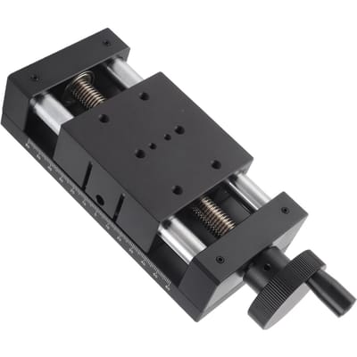 Lineaire Schuiftafel Handzwengel Knop Type Rail Podium met Schaal 50mm Slag SPXKST8050