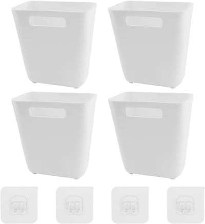 Cosensi - Zelfklevende Organizerdozen voor Keukenkast en Badkamer, Set van 4