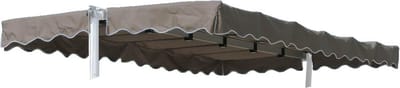 Vervangend Dak voor Staande Luifel Dubai Taupe/Beigegrijs RAL 7006 - Waterafstotend Polyester