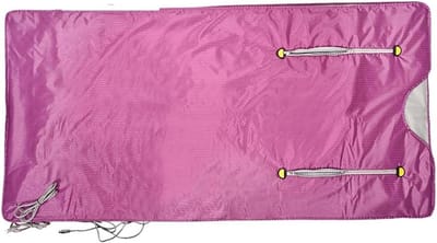Verwarmingsdeken - Sauna deken - Ontspanning thuis - Twee zones - 180x80cm - Paars