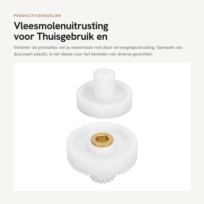 Dailygoods- Vleesmolenuitrusting Duurzaam Plastic - Vervanging voor Worstmachine - Efficiënte Prestaties - Betrouwbaar - Voor Thuisgebruik - Voor Chili Koken - Vleesmolen