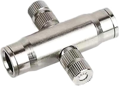 Messing Hogedruk Sproeiers - Nevelsproeiers Tuin - Buitenkoeling Terras - Lekvrij met O-ring - 3/8" Interface - Messing