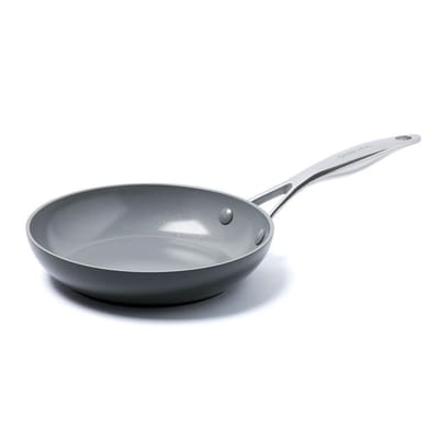 Greenpan Venice Pro Aluminium Koekenpan Ø 20cm – PFAS-vrij - Inductie – Ovenbestendig tot 220°C – Vaatwasserbestendig – Snelle opwarming – RVS handgrepen - Zwart
