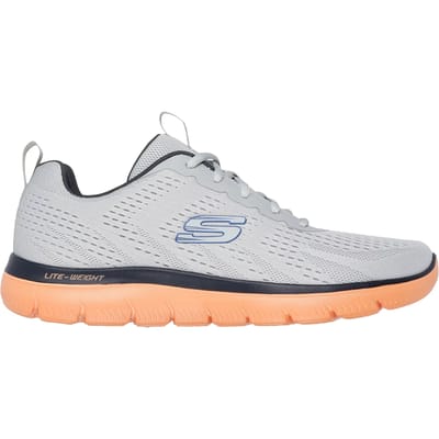 Skechers SUMMITS - TORRE sneakers herenschoenen 232395 GYOR grijs/oranje