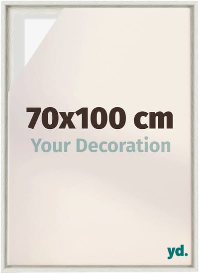 Your Decoration - Baklijst 70x100 cm - White Wash - Baklijst voor Canvas - MDF - Lyon