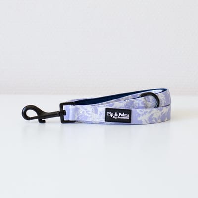 Pip & Palms - Hondenriem Li La Lilac - 152cm lang - Paars - 2cm breed - Comfortabel & Stijlvol - Honden looplijn - Voor Wandelen en Training