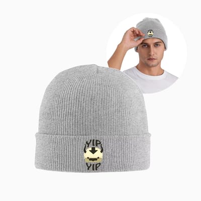 Appa Muts - Avatar The Last Airbender – Yip Yip Beanie | Warme Gebreide Unisex Muts | Anime Cadeau | Cosplay Accessoire voor Avatar Fans | Aang | Momo | Sokka | Katara | Zuko | Luchtbison