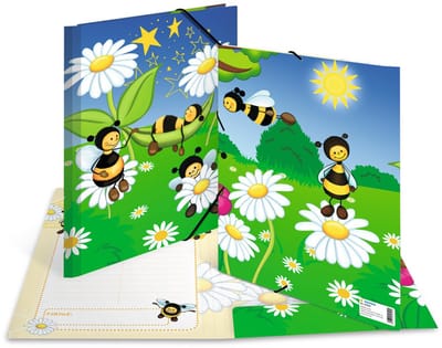 HERMA hoekspanmap Dieren 'Bijenweide', karton, DIN A4