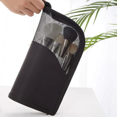 DW4Trading Make-up Borstel Houder - Zwart