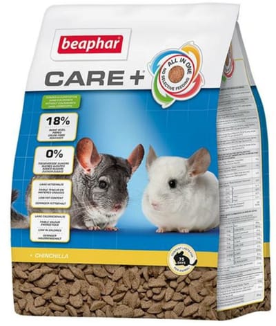 4x Beaphar Care+ Chinchilla 1,5 kg