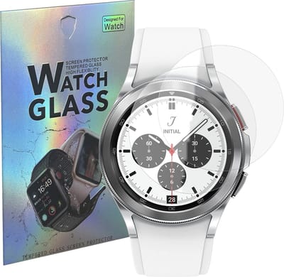 Screenprotector voor Samsung Galaxy Watch 4 CLASSIC (42mm) - 2 stuks Beschermglas Smartwatch van glas Transparante glazen schermbeschermfolie
