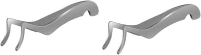 Wimperpincet Set - Make-up Hulpmiddelen - Nepwimpers Aanbrengen - Roestvrij Staal - 2 Stuks - Zilver