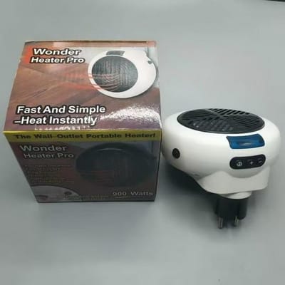 900W elektrische verwarming Mini-ventilatorverwarming Huisverwarming Elektrische warmeluchtventilator Kantoorverwarmers Handige luchtverwarmer Warmere ventilator voor thuis EU wit