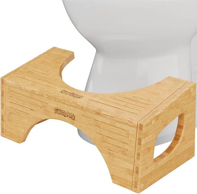 Instelbare Bamboe Toiletkruk - 7-inch en 9-inch Hoogte voor Comfortabel Hurken