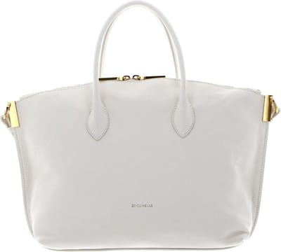 COCCINELLE Leren Handtas Schoudertas Estelle Handbag Coconut Milk Crème