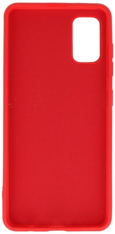 Hoesje Geschikt voor de Samsung Galaxy A41 - Fashion Color Backcover Telefoonhoesje - Rood
