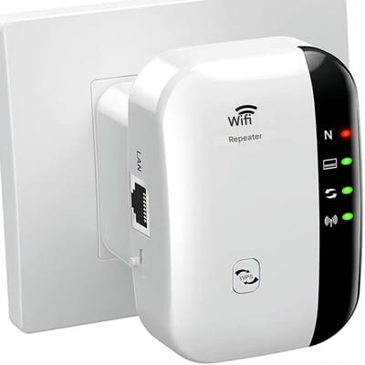 GELLDG WiFi Extender - Boost - WiFi Repeater - Geschikt voor alle WLAN-apparaten - Wit
