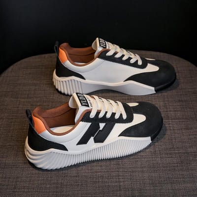 Koreaanse Versie van All-match Kleine Witte Schoenen Dames Lente Nieuw Ademend Casual Studenten Boardschoenen Dames Hardloopschoenen 40 black