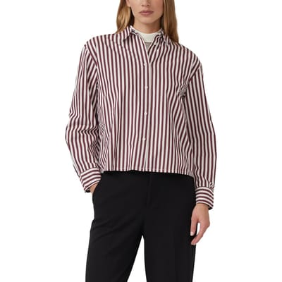 s.Oliver  Blouses Burgundy Größe: 44 | Blusen Outlet | Damen | Braun