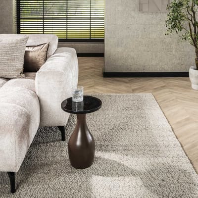 Bijzettafel Vesto Druppelvorm Antiek Koper 45 cm