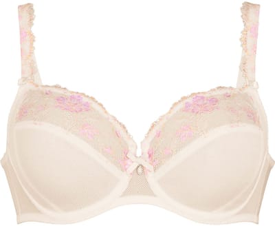 Beugel beha niet voorgevormd - ivoor/roze - 80B - Rosa Faia