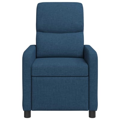 vidaXL - Recliner - Blauw - Polyester