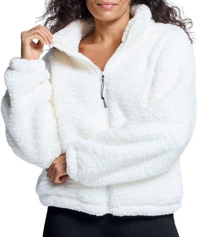 Poederbaas Four Seasons Fluffy Fleece Jas Dames - Maat XXL