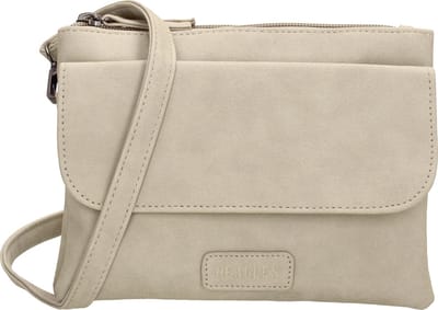 Beagles Ronda Crossbody Schoudertas met leuke flap - Lichtgrijs