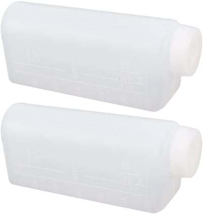 Dailygoods- Oliemengfleshouder 600 ml - Nylon Kunststof - 2-takt Olie - Brandstofmengfles - Professioneel Vakmanschap - Hoge Nauwkeurigheid - Brandstoffles