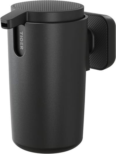 Tiger Carv - Zeepdispenser Wandmontage 175 ml - Zonder boren - Boren of lijmen - Zwart