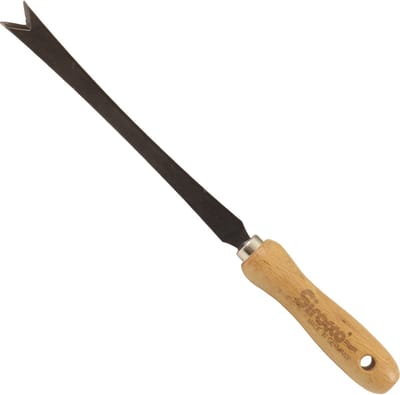 Sirocco - Onkruidsteker - Handgesmede - Beukenhout (14 cm) - Tuingereedschap - onkruidverwijderaars